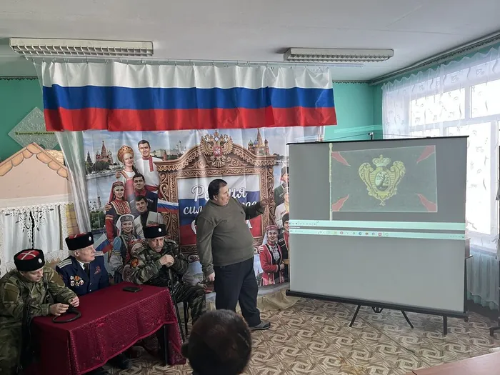 Рековичи 24 января Встреча с казаками