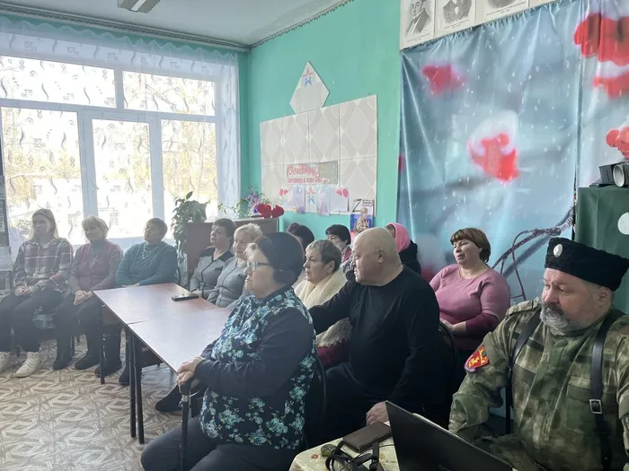 Встреча с казаками Рековичская б-ка